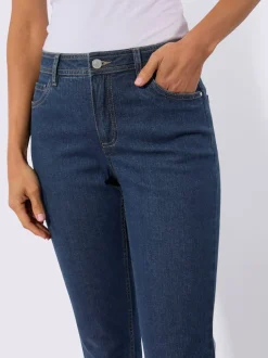 Jean 5 poches qualité coton extensible indéformable