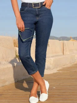 Jean 5 poches qualité coton extensible indéformable