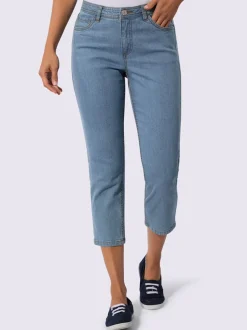 Jean 5 poches qualité coton extensible indéformable