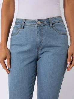 Jean 5 poches qualité coton extensible indéformable