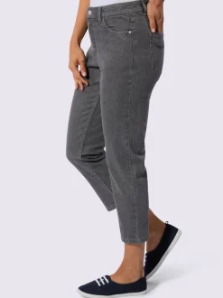 Jean 5 poches qualité coton extensible indéformable