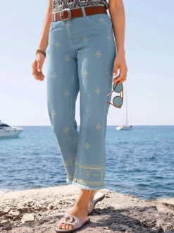 Jean 7/8 qualité coton