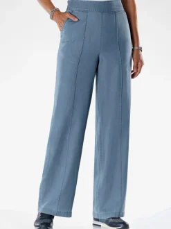 Jean taille haute qualité coton doux sur la peau