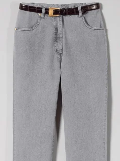 Jean taille élastique avec passants