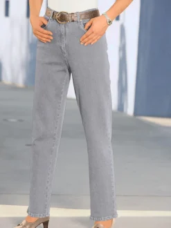 Jean taille élastique avec passants