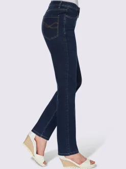 Jean traditionnel avec broderie country