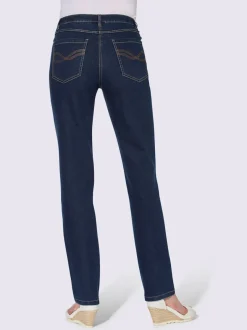 Jean traditionnel avec broderie country