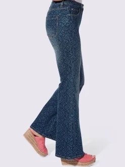 Jean évasé coton extensible