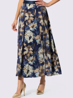 Jupe à panneaux doublure 100% viscose