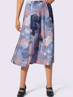 Jupe à panneaux 95% viscose