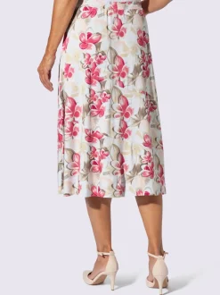 Jupe à panneaux 95% viscose