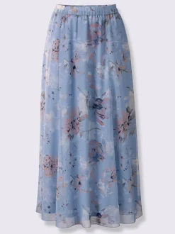 Jupe tissée ceinture élastique confortable