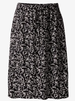 Jupe tissée pure viscose