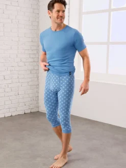 Legging 3/4 côtes fines