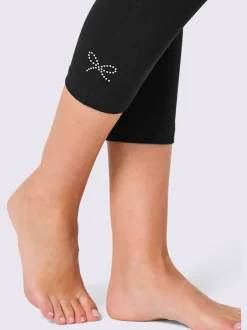 Legging 3/4 jersey fin