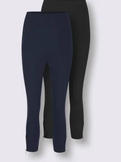 Legging 3/4 jersey fin