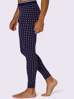 Legging long côtes fines