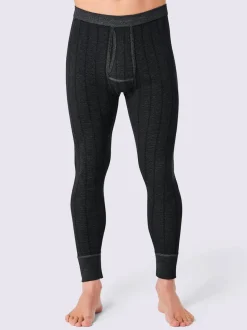 Legging long côtes fines