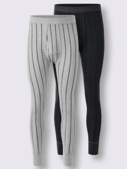 Legging long côtes fines