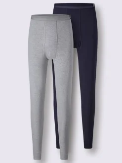 Legging long côtes fines