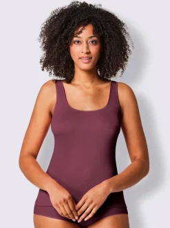 Lot 2 débardeurs confortables unis sans coutures