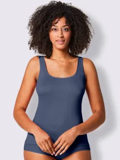 Lot 2 débardeurs confortables unis sans coutures