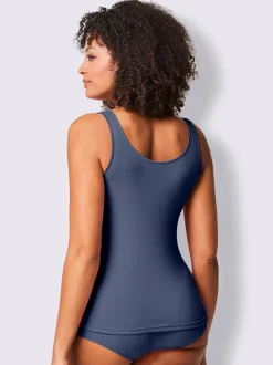 Lot 2 débardeurs confortables unis sans coutures