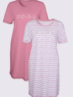 Lot de 2 chemises de nuit femme