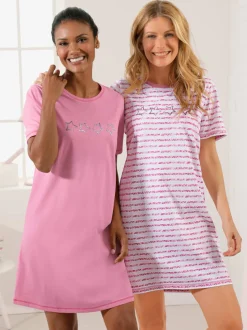 Lot de 2 chemises de nuit femme