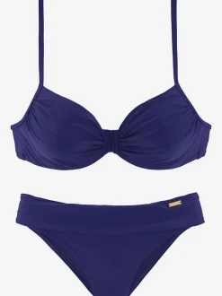 Maillot de bain à armatures coupe élégante, fronces raffinées