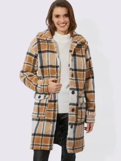 Manteau court en polyester recyclé