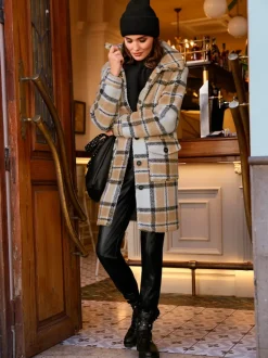 Manteau court en polyester recyclé