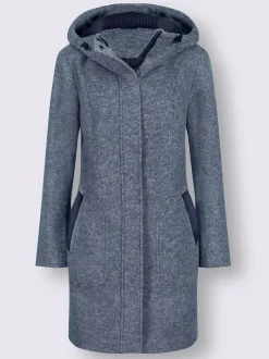 Manteau court ultra-doux et chaud