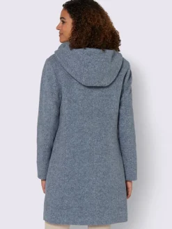 Manteau court ultra-doux et chaud