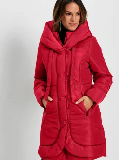 Manteau d'hiver col montant chaud