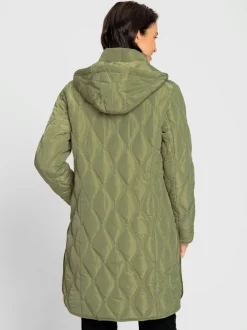 Manteau matelassé capuche amovible