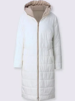 Manteau matelassé réversible