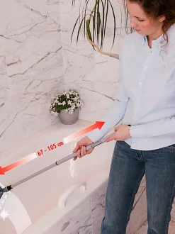 Nettoyant carrelage manche télescopique réglable en longueur