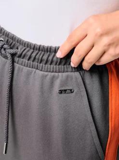 Pantalon à ceinture élastique matière sweat