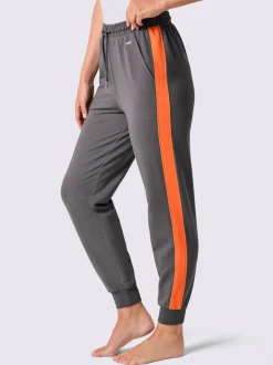 Pantalon à ceinture élastique matière sweat