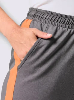 Pantalon à ceinture élastique matière sweat