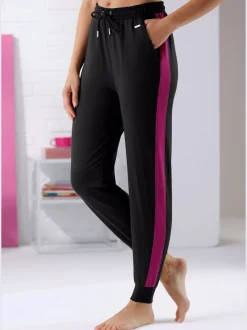 Pantalon à ceinture élastique matière sweat