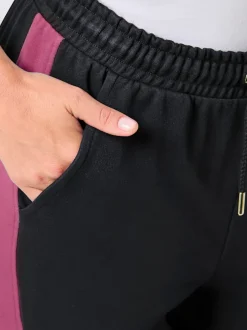 Pantalon à ceinture élastique matière sweat