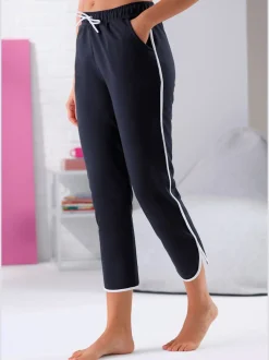 Pantalon à ceinture élastique matière sweat