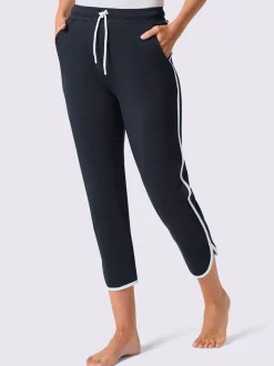 Pantalon à ceinture élastique matière sweat