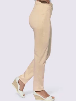 Pantalon chino satin coton