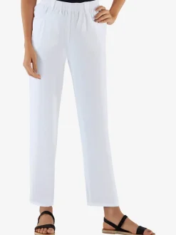Pantalon coton ceinture élastique