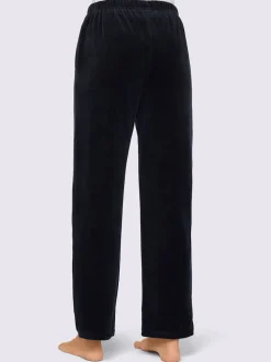 Pantalon décontracté effet velours