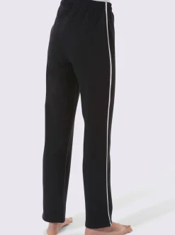 Pantalon de loisirs à cordon à nouer gratté et passepoil latéral
