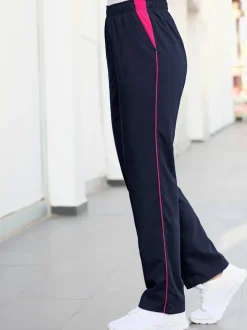 Pantalon de loisirs empiècements latéraux contrastés